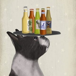 Boston Terrier Beer Lover