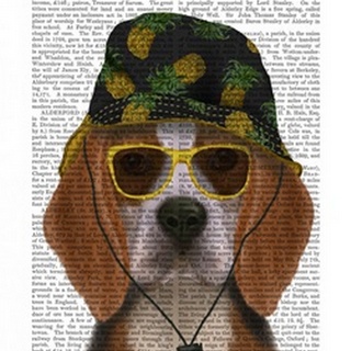 Beagle and Bucket Hat
