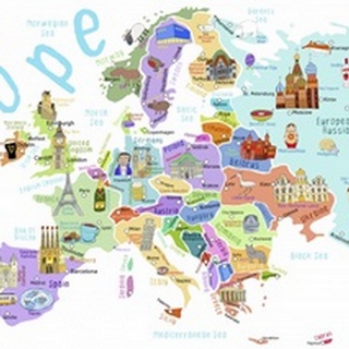 Illustrated Countries of Europe