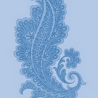 Porcelain Blue Motif I