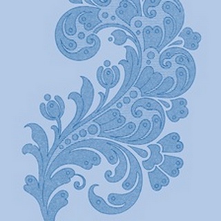 Porcelain Blue Motif II