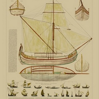 Antique Ship Plan I