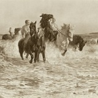 Horses Bathing