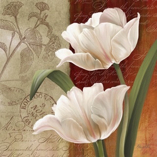 French Tulip Collage I