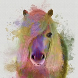 Pony 1 Portrait Rainbow Splash