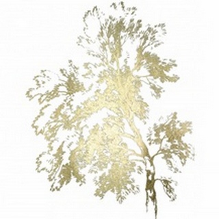 Gold Foil Ash Tree I