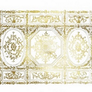 Gold Foil Ceiling Design