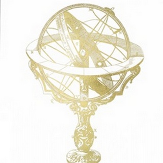 Gold Foil Armillary Sphere II