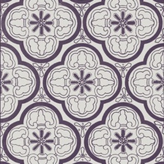 Ornamental Pattern in Plum I