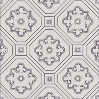 Ornamental Pattern in Plum IV