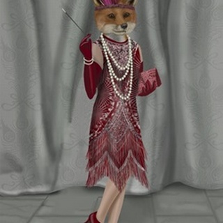 Fox Lady 1920s Flapper