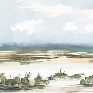 Coastal Wetlands Watercolor II