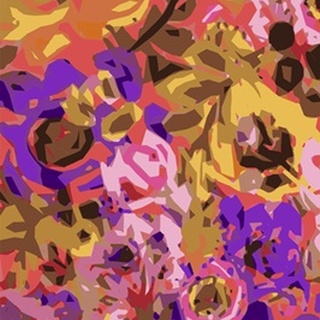 Warm Abstract Floral I
