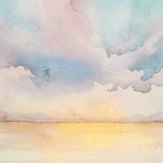 Sea Sunset Triptych II