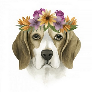 Flower Crown Pup IV