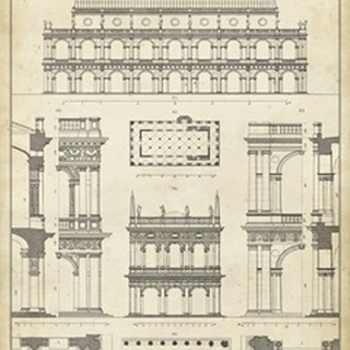 Vintage Architect's Plan IV