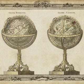 Terrestrial and Celestial Globes