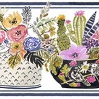 Painted Vase of Flowers Collection D