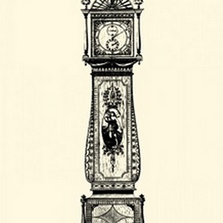 Small Antique Grandfather Clock II