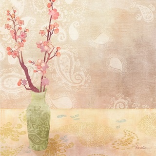 Vase of Cherry Blossoms I