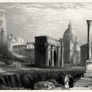 Antique View of Rome