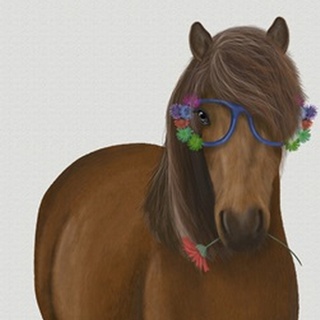 Horse and Flower Glasses
