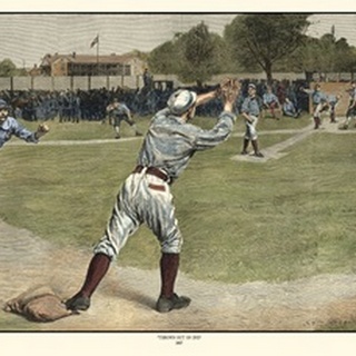 Thrown out on 2nd 1887