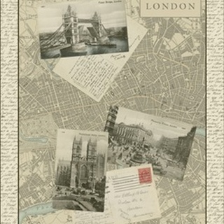 Vintage Map of London