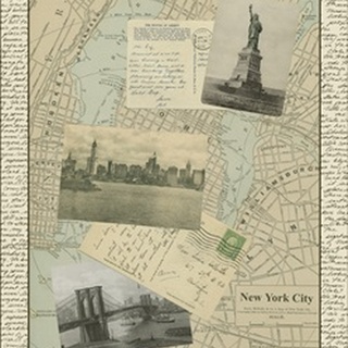 Vintage Map of New York