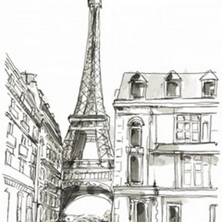 Pen and Ink Travel Studies I