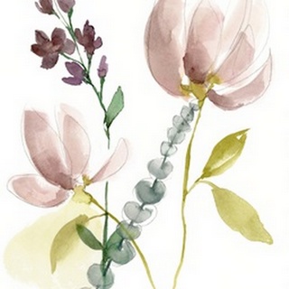 Pastel Flower Composition I