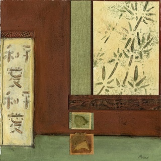 Chinese Scroll in Red II