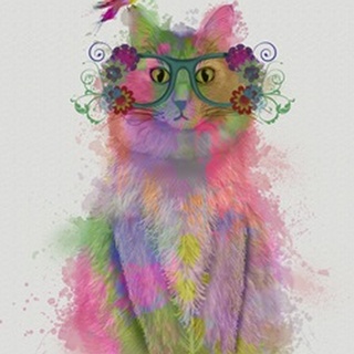 Cat Rainbow Splash 8