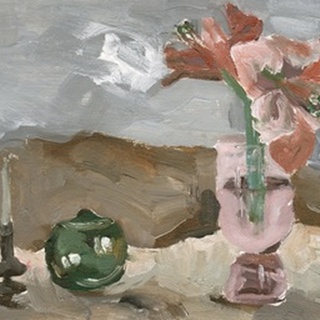 Vase of Pink Flowers II