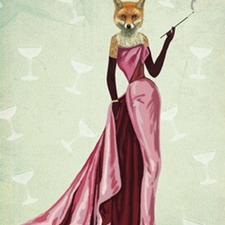 Glamour Fox in Pink