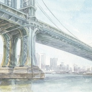 Iconic Watercolor Bridge IV