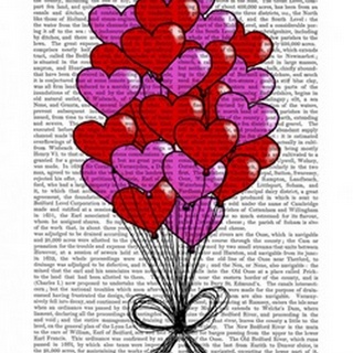 Valentine Heart Balloon Illustration