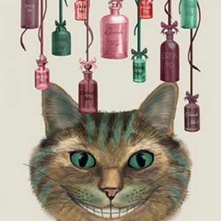 Cheshire Cat and Bottles