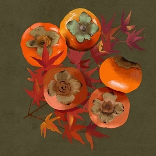 Persimmons and Maple I