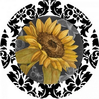 Ornate Sunflowers Collection I