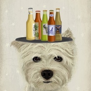 West Highland Terrier Beer Lover