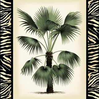 Palm in Zebra Border II