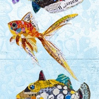 Tropical Fish Collage I