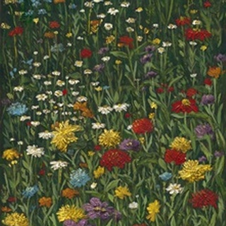 Bright Wildflower Field I