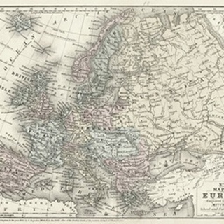 Mitchell's Map of Europe