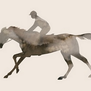 Watercolor Rider II