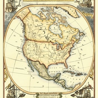 Nautical Map of North America