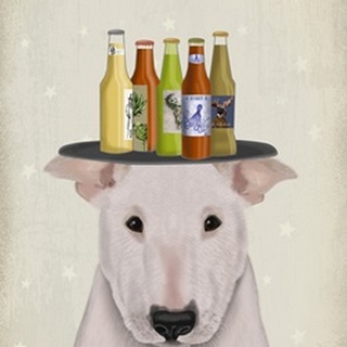 English Bull Terrier Beer Lover