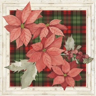 Plaid and Poinsettias Collection E