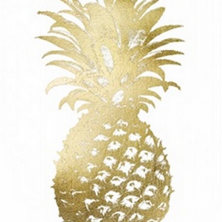 Gold Foil Pineapple II